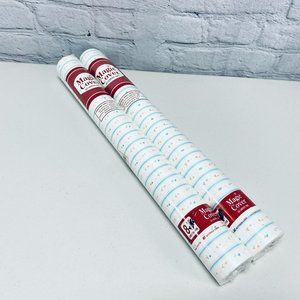 Magic Cover Draw Shelf Self-Adhesive Vinyl Liner 24'x 18" Floral Stripe Slate
